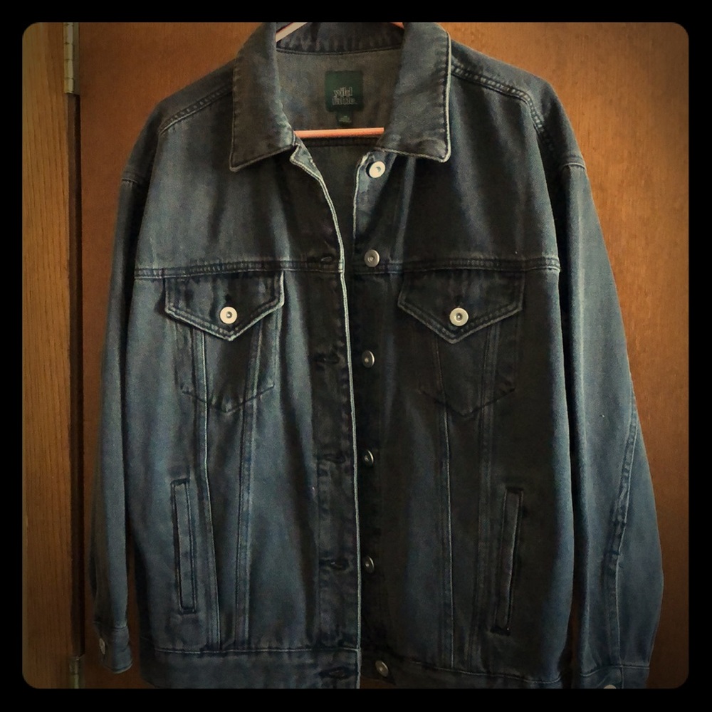 Black jean jacket